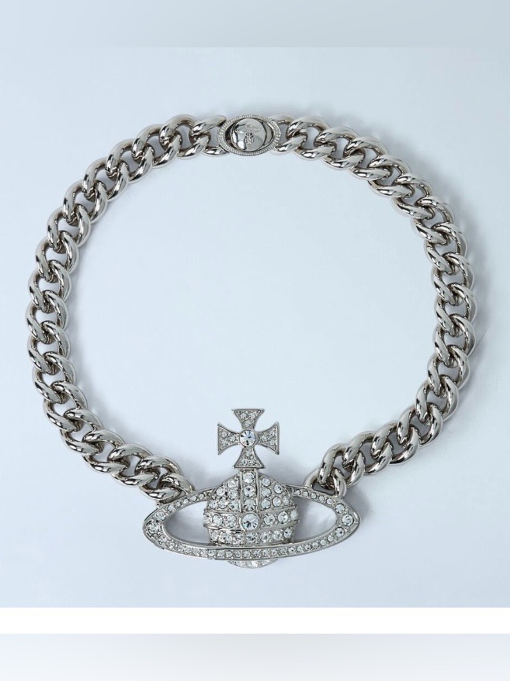 VIVIENNE WESTWOOD Neysa Orb crystal choker necklace